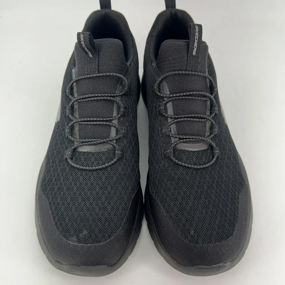 Skechers Shoes Womens Size 9.5 Black Memory Foam Slip On Walking SN 149657